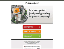 Tablet Screenshot of pcdisposal.com